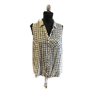 J. Jill Plaid Tank Top